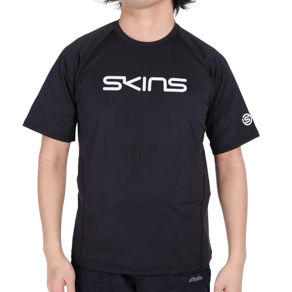 スキンズ（SKINS）（メンズ）メッシュ切り替え 半袖Tシャツ 184-28341-019