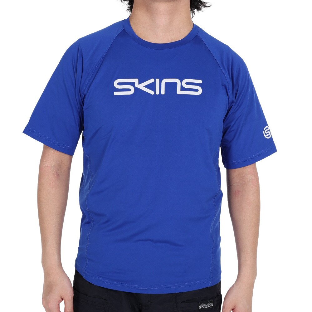 スキンズ（SKINS）（メンズ）メッシュ切り替え 半袖Tシャツ 184-28341-096