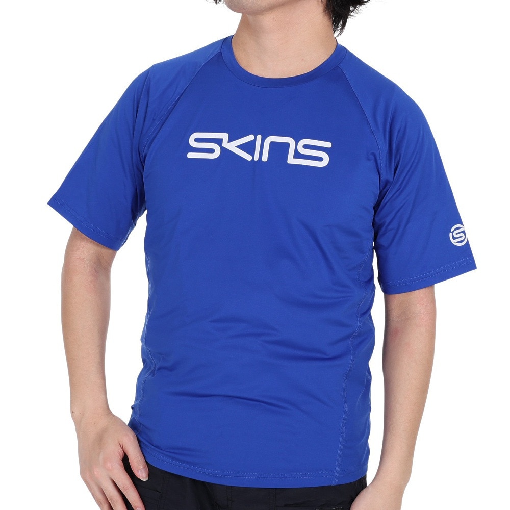 スキンズ（SKINS）（メンズ）メッシュ切り替え 半袖Tシャツ 184-28341-096