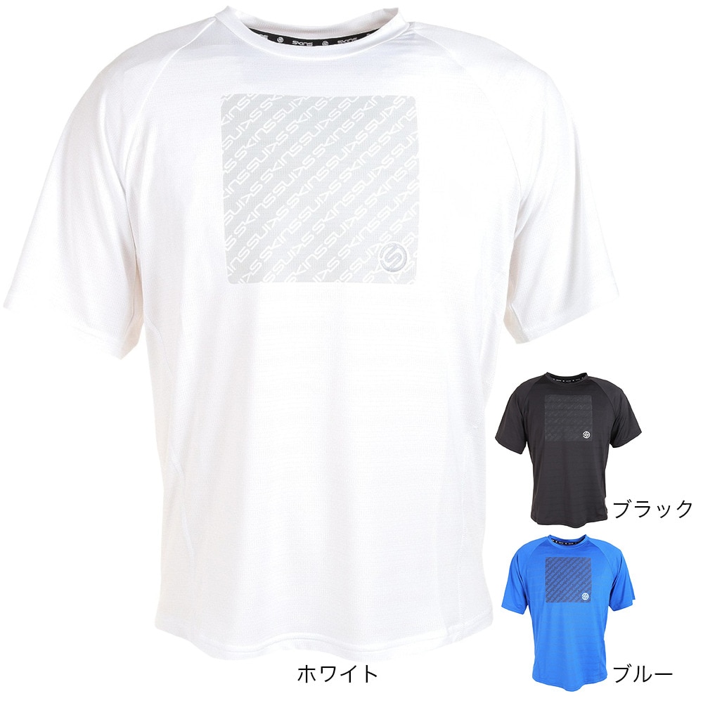 スキンズ（SKINS）（メンズ）半袖Tシャツ メンズ 吸水プリントTシャツ 184-28441-019