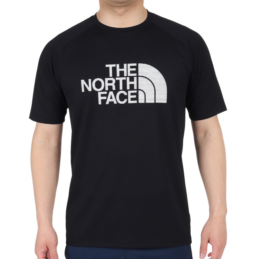 ノースフェイス（THE NORTH FACE）（メンズ）ショートスリーブGTDロゴクルーシャツ NT12376 K