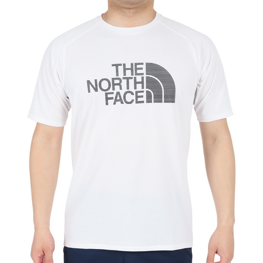 ノースフェイス（THE NORTH FACE）（メンズ）ショートスリーブGTDロゴクルーシャツ NT12376 W