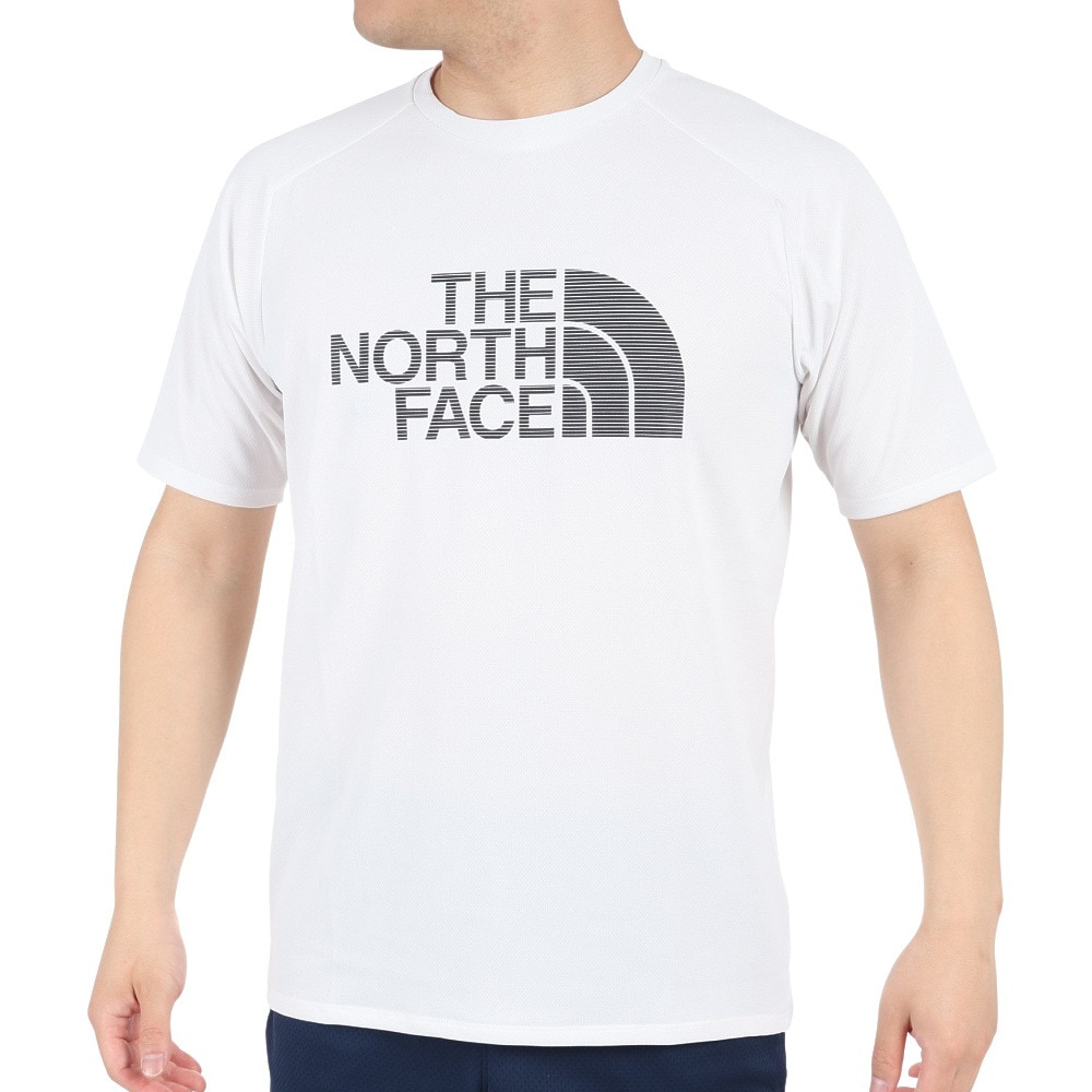 ノースフェイス（THE NORTH FACE）（メンズ）ショートスリーブGTDロゴクルーシャツ NT12376 W