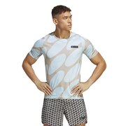 アディダス（adidas）（メンズ）【3月15日AM10:00～ 発売開始!】adidas×マリメッコ ランアイコン スリーストライプス半袖Tシャツ EUY64-HR8184