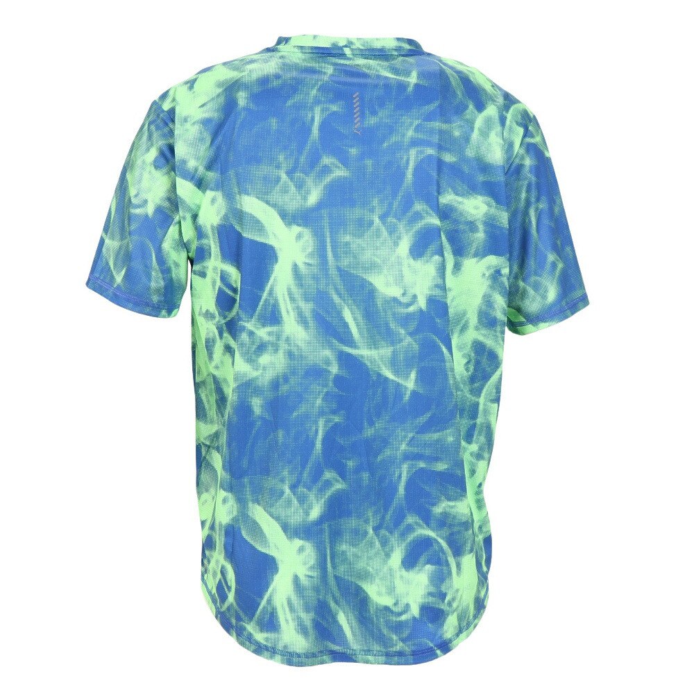 プーマ（PUMA）（メンズ）RUN FAVORITE AOP グラフィック 半袖Tシャツ 523623 92 BLU