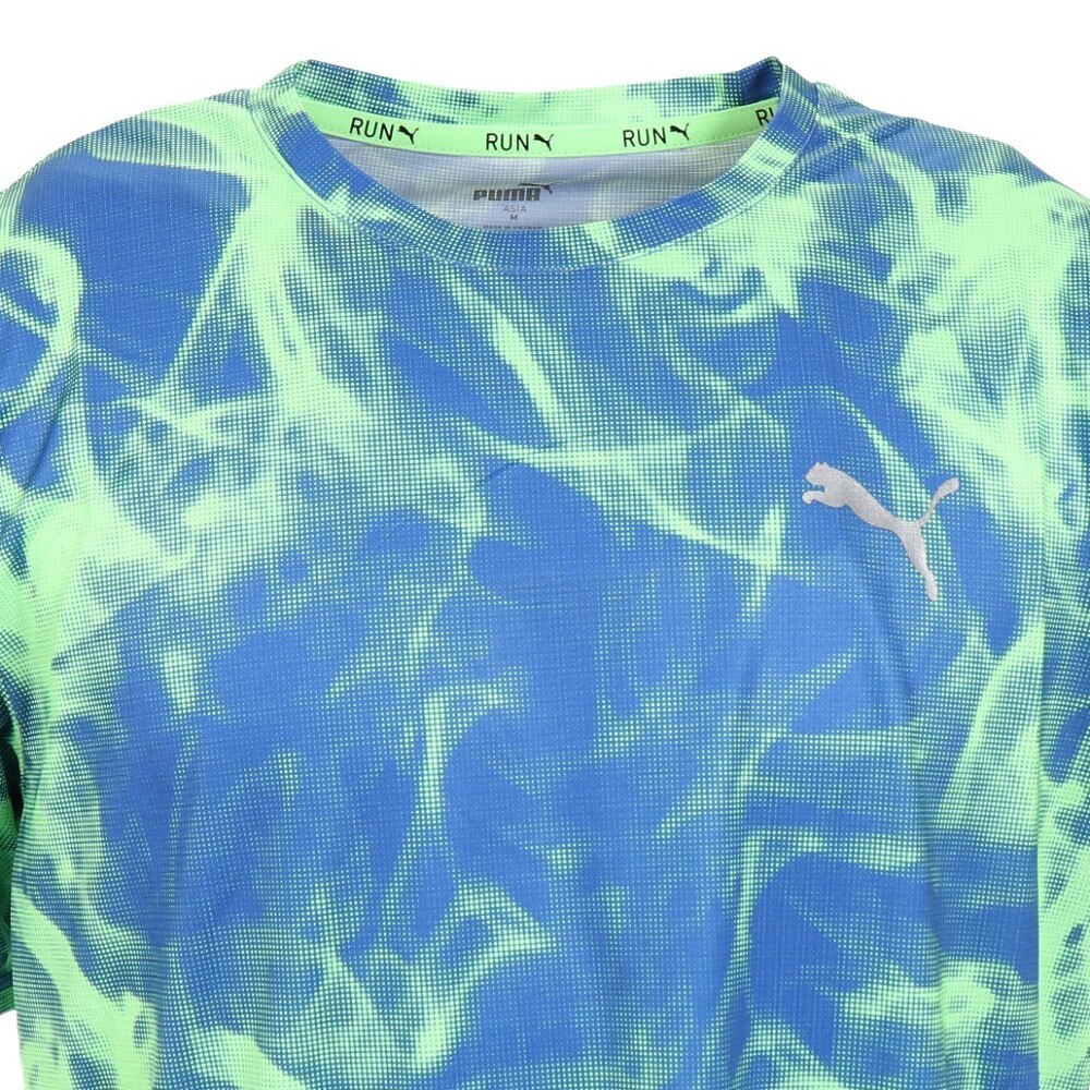 送料無料限定セール中 プーマ ランニングウェア Tシャツ 半袖 メンズ RUN FAVORITE AOP グラフィック 523623 01 PUMA 