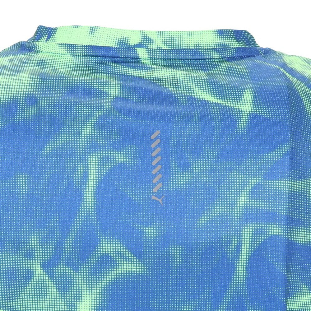 プーマ（PUMA）（メンズ）RUN FAVORITE AOP グラフィック 半袖Tシャツ 523623 92 BLU