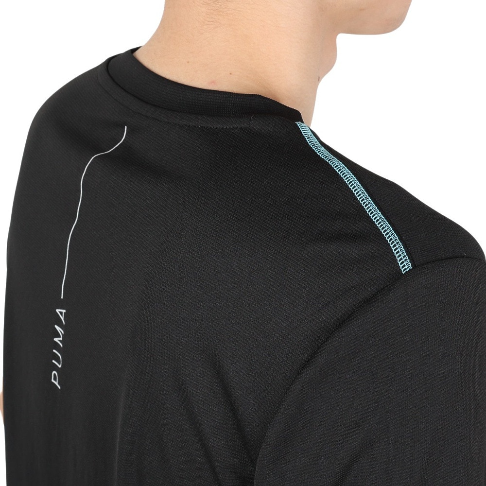 プーマ（PUMA）（メンズ）半袖Tシャツ メンズ RUN ドライプラス 523773 01 BLK