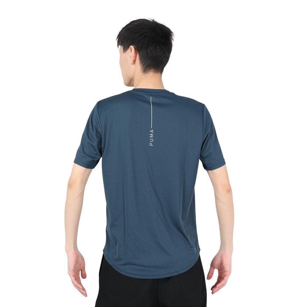 プーマ（PUMA）（メンズ）半袖Tシャツ メンズ RUN ドライプラス  523773 16 DGRY