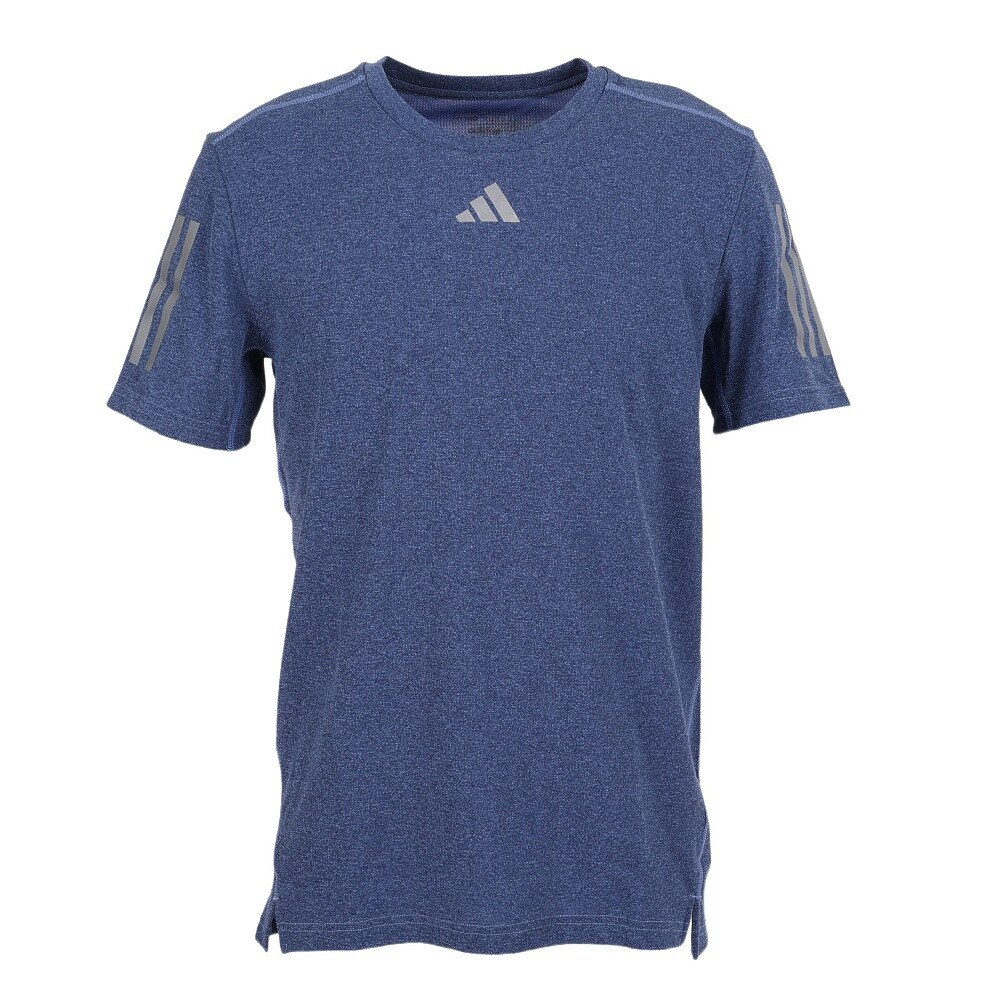 アディダス（adidas）（メンズ）オウン ザ ラン ヘザー半袖Tシャツ CD563-HR6618