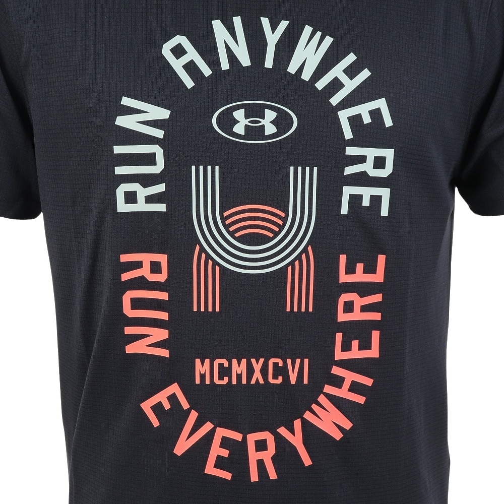 アンダーアーマー（UNDER ARMOUR）（メンズ）半袖Tシャツ メンズ ランエブリウェア ストライド 1381379 001