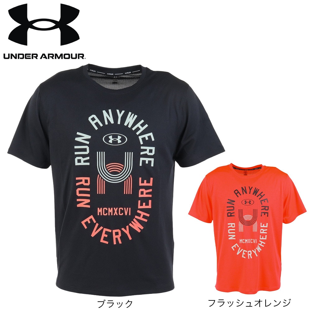アンダーアーマー（UNDER ARMOUR）（メンズ）半袖Tシャツ メンズ ランエブリウェア ストライド 1381379 001