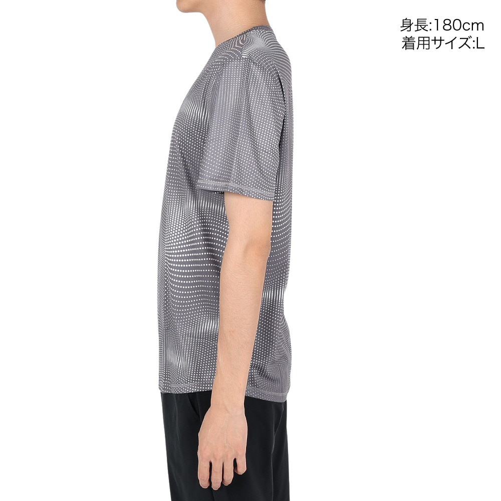 プーマ（PUMA）（メンズ）半袖Tシャツ メンズ RUN FAVORITE AOP 524549 15 GRY