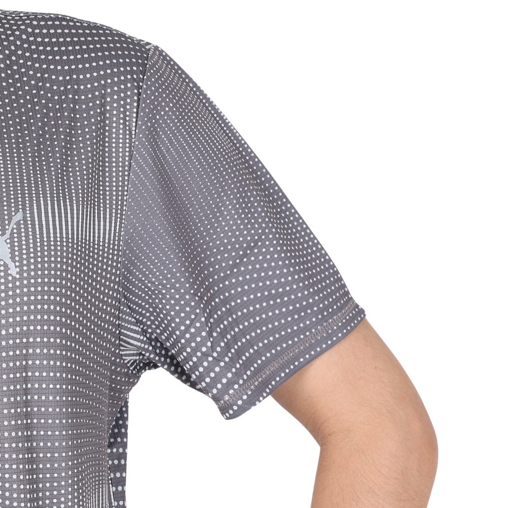 プーマ（PUMA）（メンズ）半袖Tシャツ メンズ RUN FAVORITE AOP 524549 15 GRY