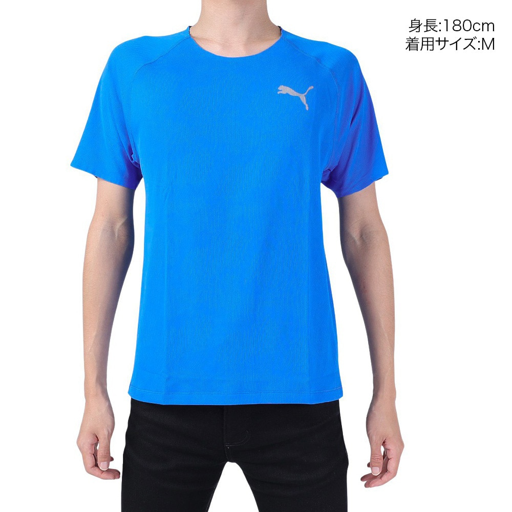 プーマ（PUMA）（メンズ）半袖Tシャツ メンズ RUN ULTRASPUN 524622 46 BLU
