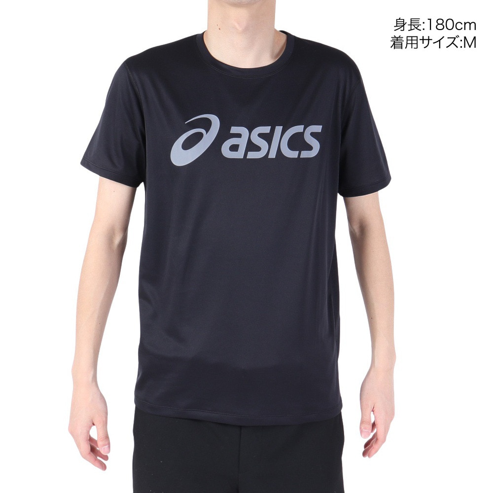 アシックス（ASICS）（メンズ）ランニングロゴプリント 半袖シャツ 2011C274.002