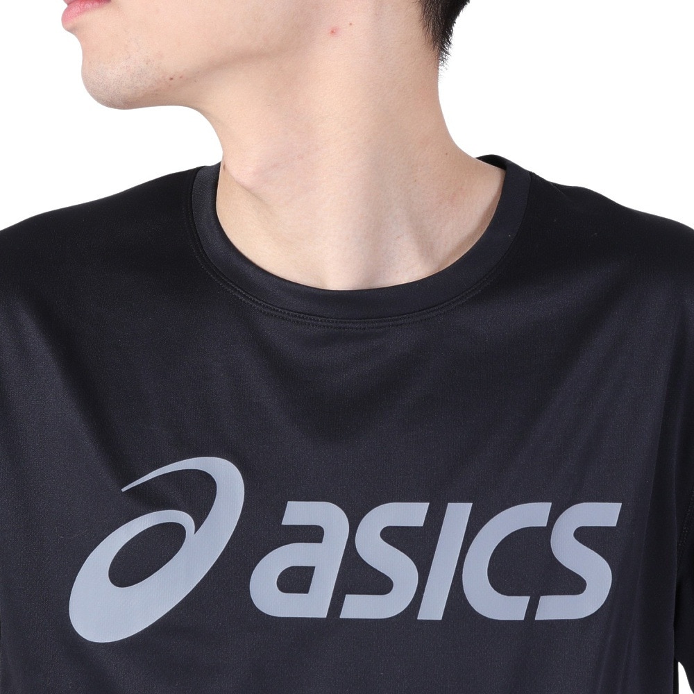 アシックス（ASICS）（メンズ）ランニングロゴプリント 半袖シャツ 2011C274.002