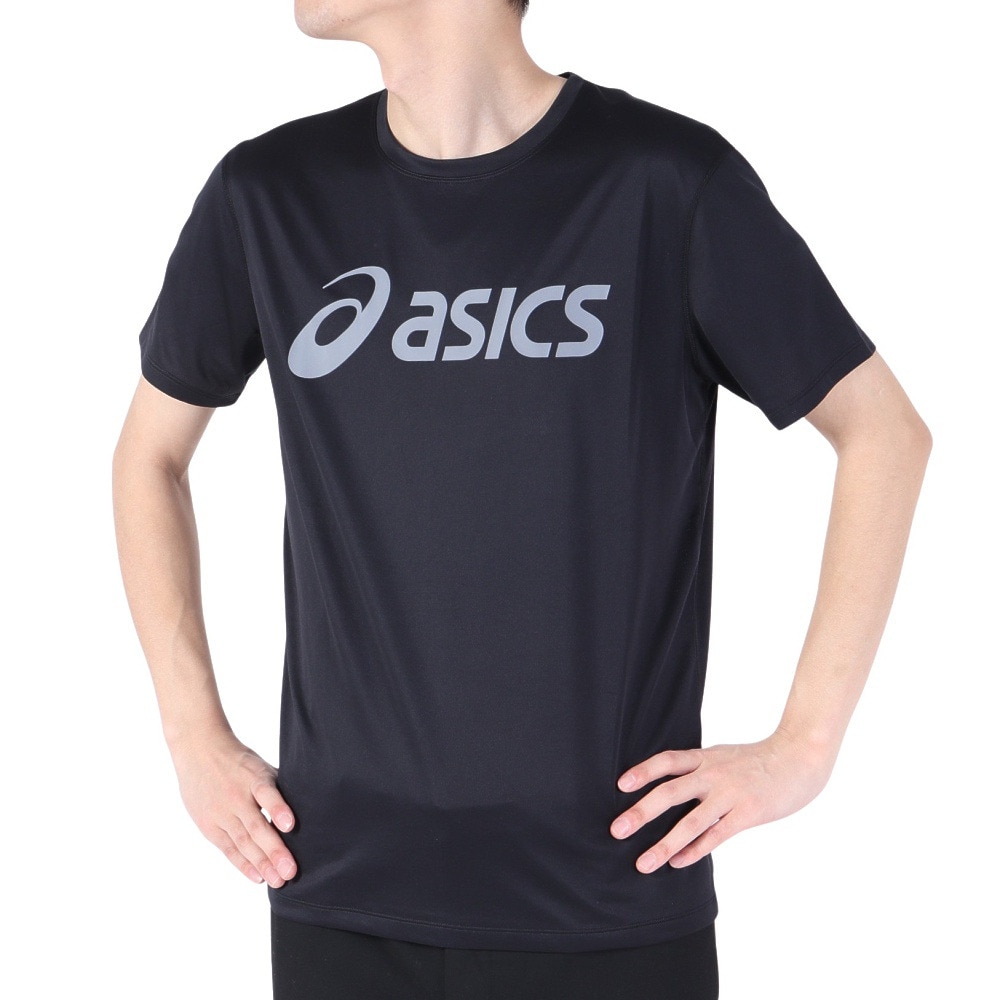 アシックス（ASICS）（メンズ）ランニングロゴプリント 半袖シャツ 2011C274.002