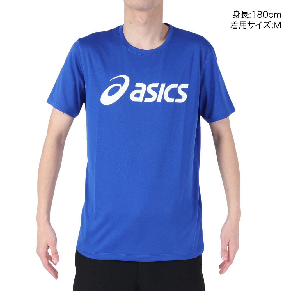 アシックス（ASICS）（メンズ）ランニングロゴプリント 半袖シャツ 2011C274.403