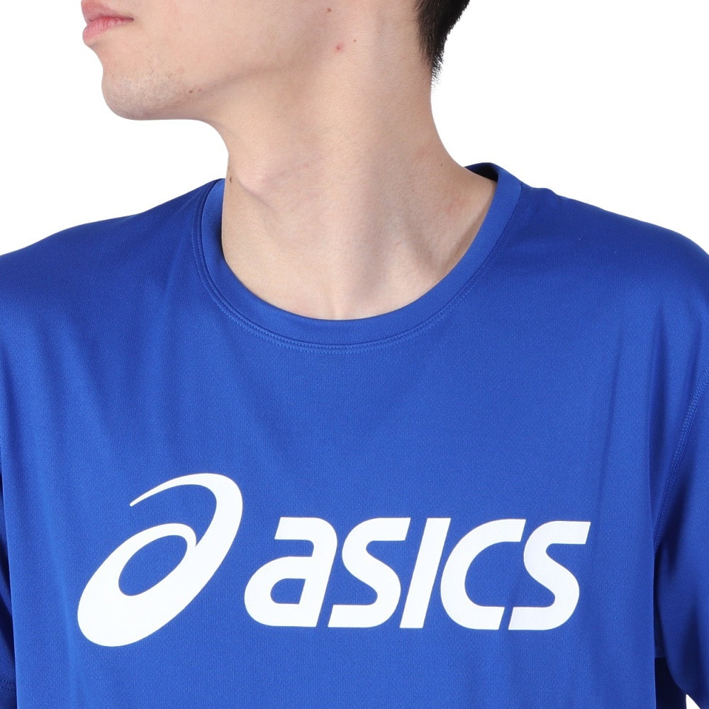 アシックス（ASICS）（メンズ）ランニングロゴプリント 半袖シャツ 2011C274.403