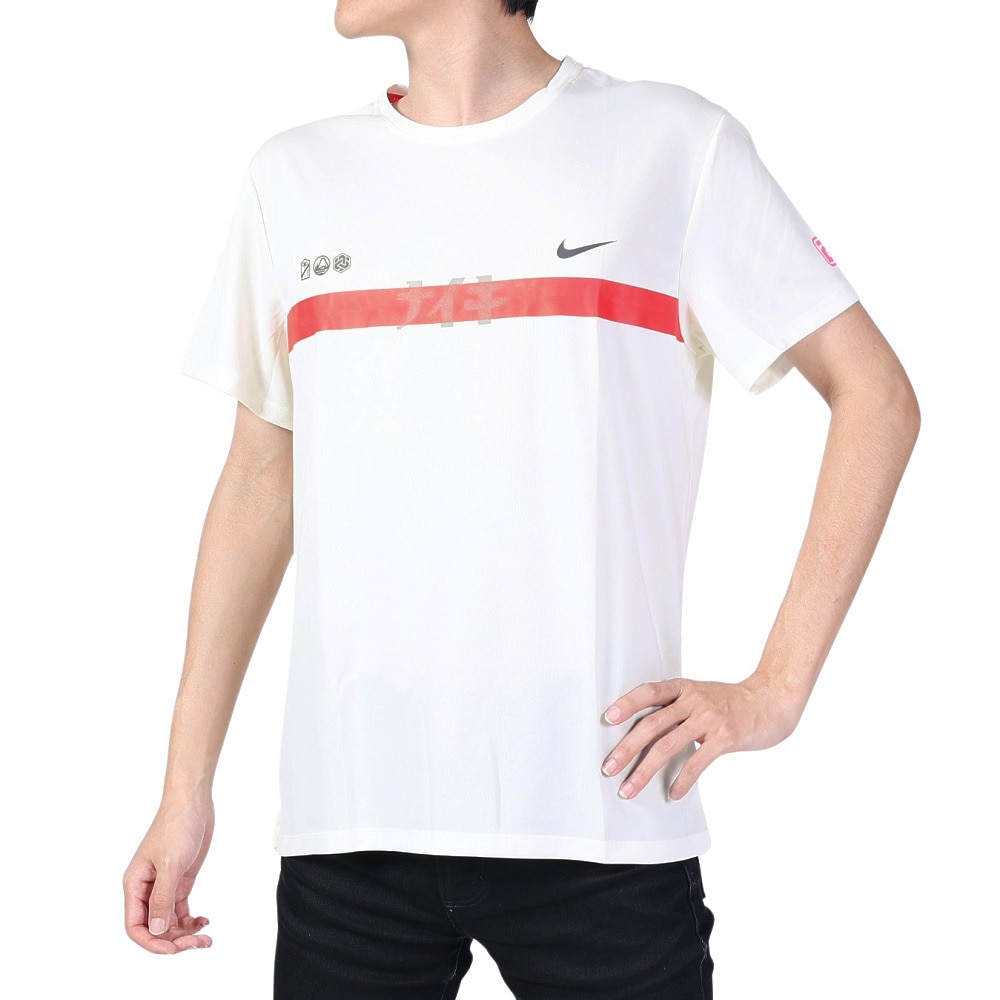 ナイキ（NIKE）（メンズ）マイラー EKIDEN ドライフィット UV 半袖Tシャツ FQ8019-133