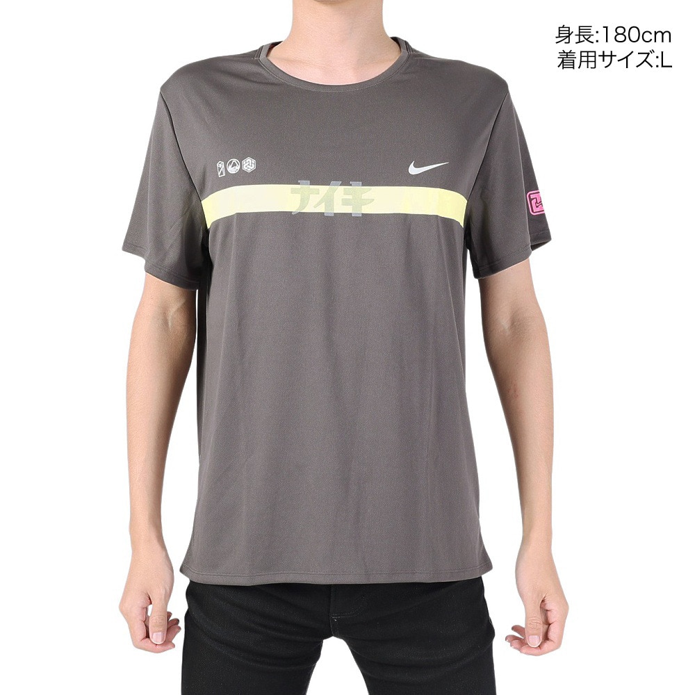 ナイキ（NIKE）（メンズ）マイラー EKIDEN ドライフィット UV 半袖Tシャツ FQ8019-254