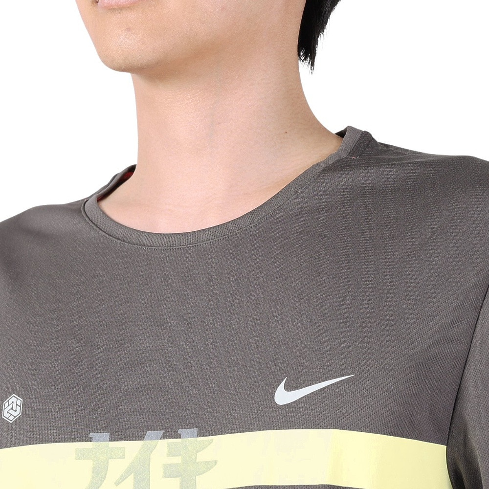 ナイキ（NIKE）（メンズ）マイラー EKIDEN ドライフィット UV 半袖Tシャツ FQ8019-254