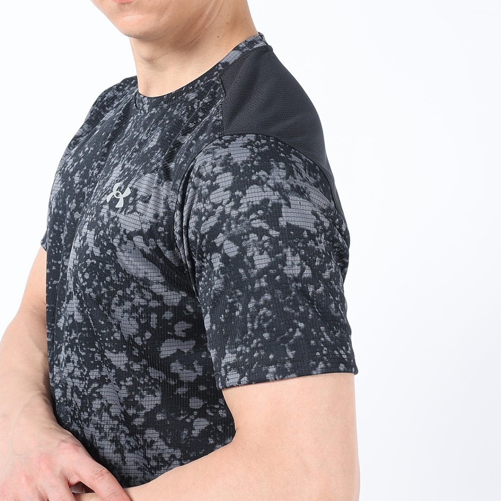 アンダーアーマー（UNDER ARMOUR）（メンズ）ランニングウェア スピードストライド プリントTシャツ 1384781 001
