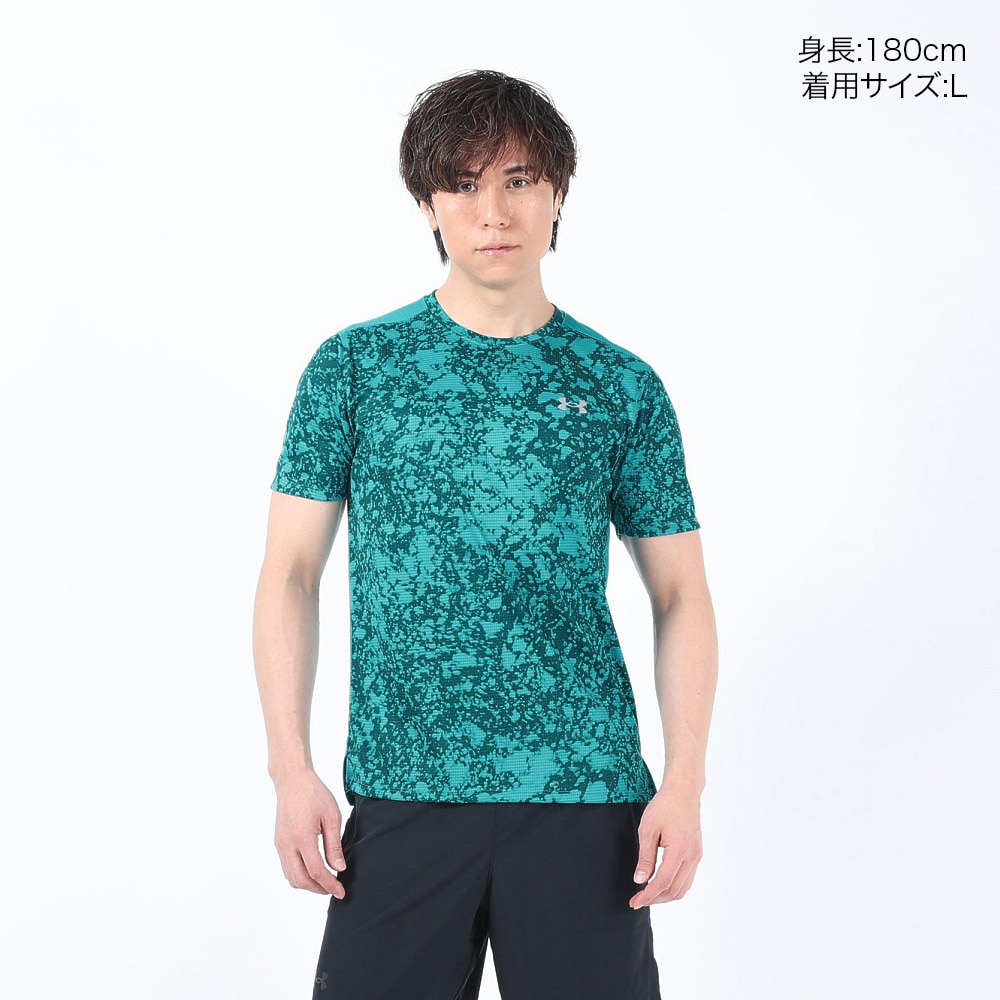 アンダーアーマー（UNDER ARMOUR）（メンズ）ランニングウェア スピードストライド プリントTシャツ 1384781 464