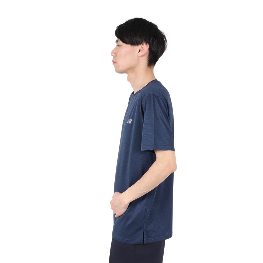 ニューバランス（new balance）（メンズ）スポーツエッセンシャル ランTシャツ MT41222NNY