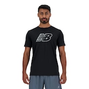 ニューバランス（new balance）（メンズ）Sport Essentials プリントショートスリーブTシャツ MT41224BK