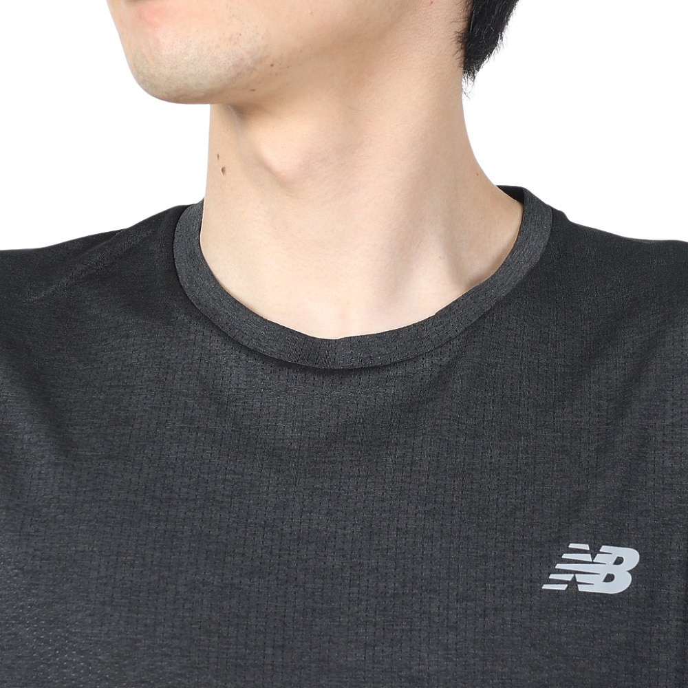 ニューバランス（new balance）（メンズ）大谷選手着用モデル Athletics ランニングTシャツ MT41253BK