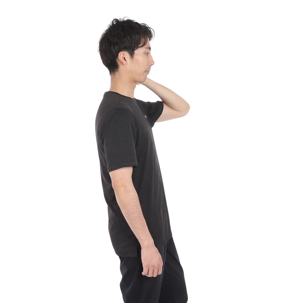 プーマ（PUMA）（メンズ）ランニング ラン フェイバリット ヘザー 半袖 Tシャツ 523683 01 BLK