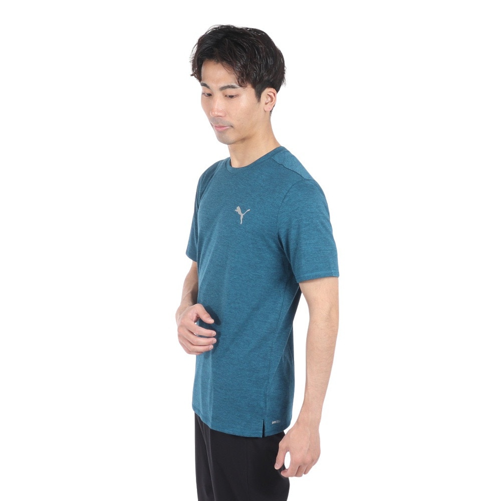 プーマ（PUMA）（メンズ）ランニング ラン フェイバリット ヘザー 半袖 Tシャツ 523683 21 BGRY
