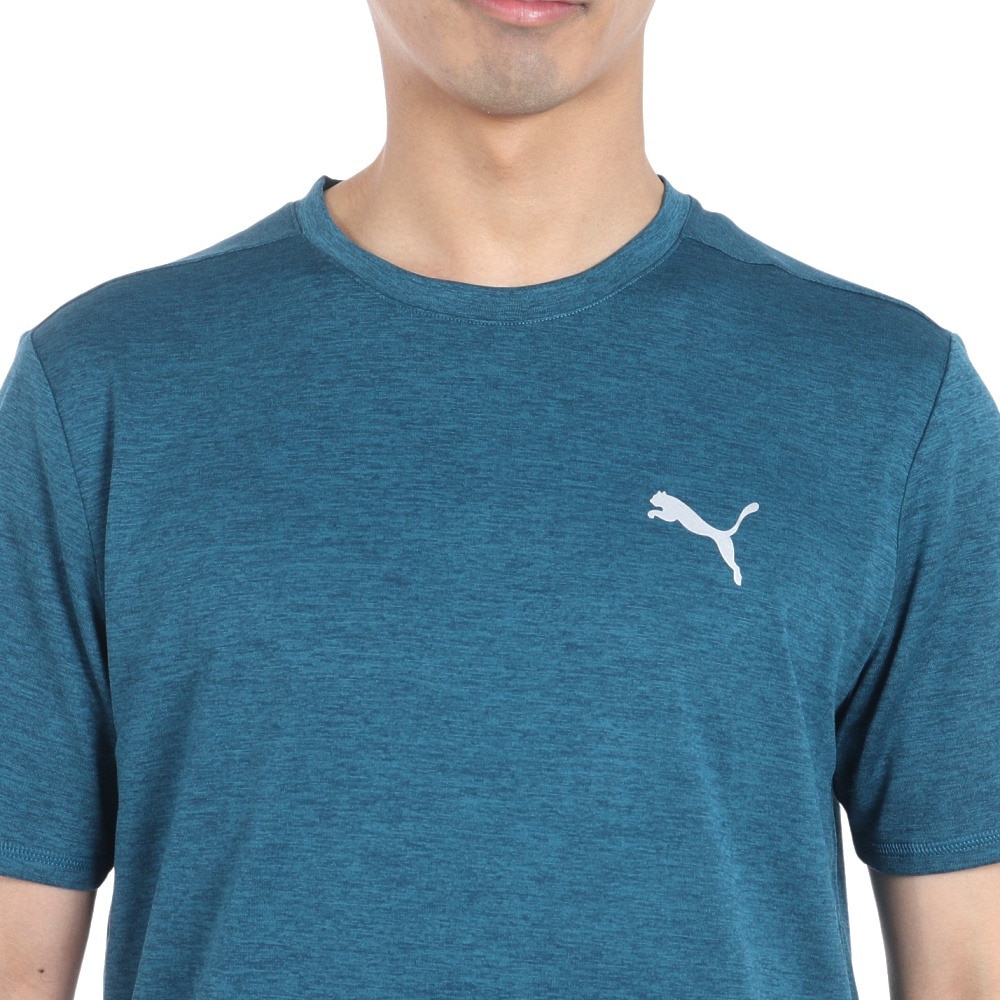 プーマ（PUMA）（メンズ）ランニング ラン フェイバリット ヘザー 半袖 Tシャツ 523683 21 BGRY