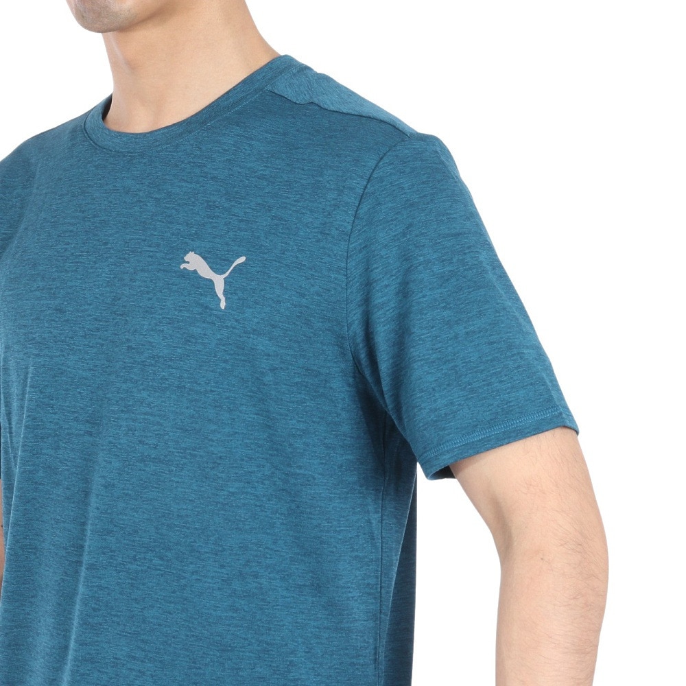 プーマ（PUMA）（メンズ）ランニング ラン フェイバリット ヘザー 半袖 Tシャツ 523683 21 BGRY