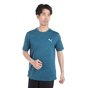 (メンズ)ランニング ラン フェイバリット ヘザー 半袖 Tシャツ 523683 21 BGRY