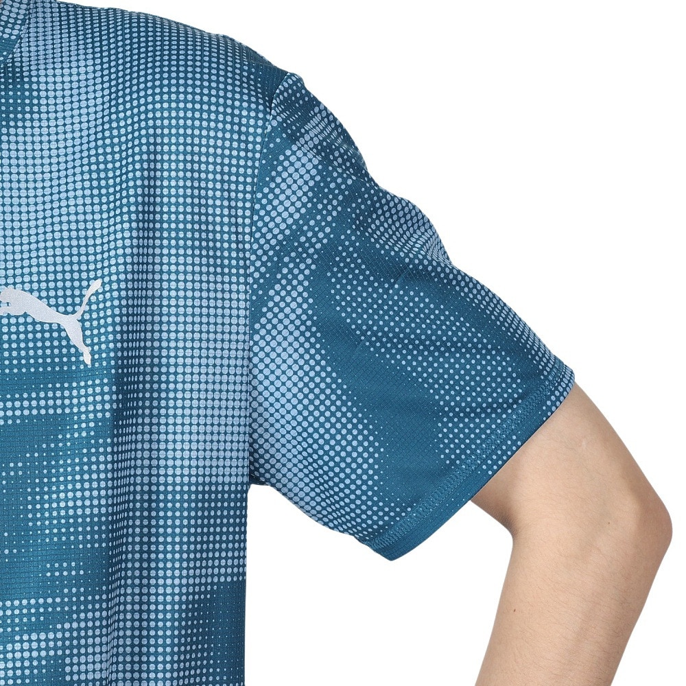 プーマ（PUMA）（メンズ）ランニング ラン フェイバリット AOP 半袖Tシャツ 524549 21 BGRY