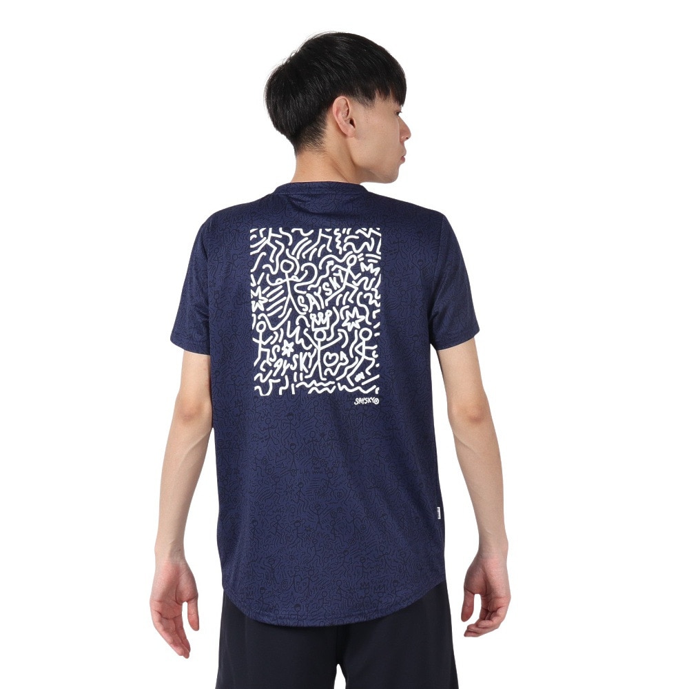 SAYSKY（SAYSKY）（メンズ）Combat ランニングTシャツ LMRSS01c1014