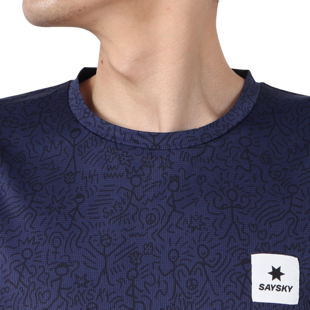 SAYSKY（SAYSKY）（メンズ）Combat ランニングTシャツ LMRSS01c1014