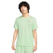 ナイキ（NIKE）（メンズ）tシャツ 半袖 uv 速乾 グリーン Dri-FIT UV マイラー ショートスリーブ ランニングトップ DV9316-376