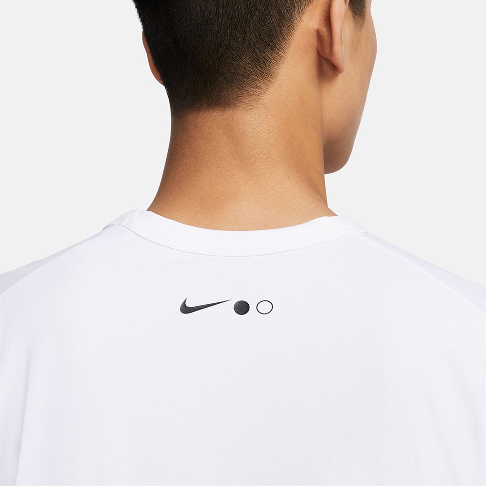 ナイキ（NIKE）（メンズ）ハイバース ドライフィット UV プロテクション ショートスリーブ フィットネストップ HF4635-100