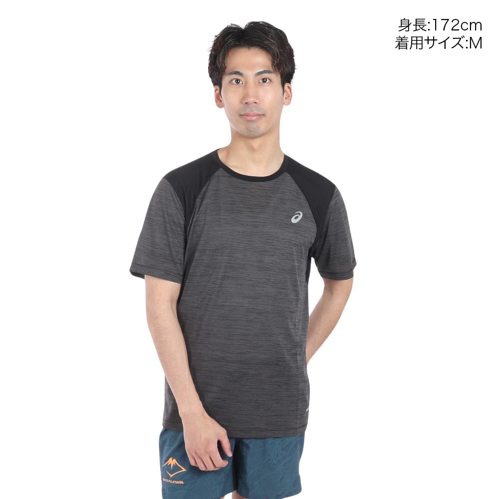 アシックス（ASICS）（メンズ）ランニング半袖シャツ 2011C992.001