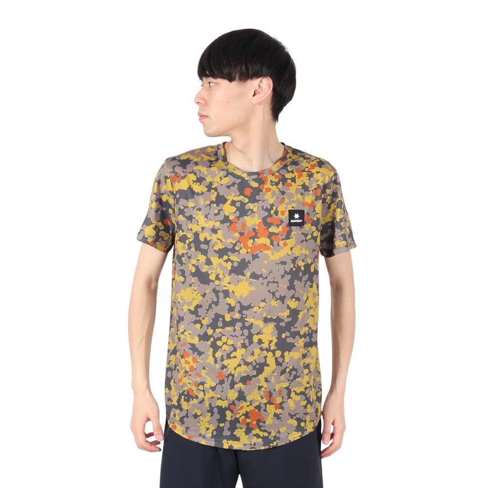 SAYSKY（SAYSKY）（メンズ）ランニングTシャツ Camo Combat Tシャツ MMRSS02c1019