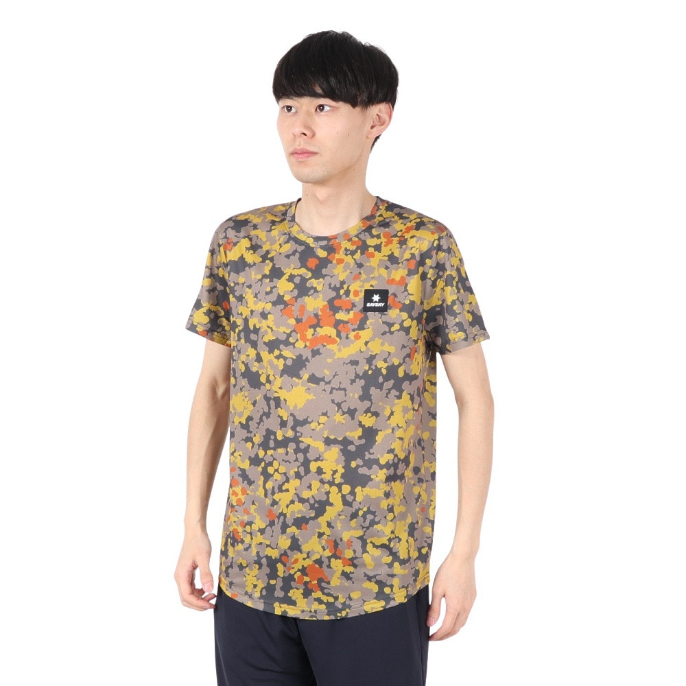 SAYSKY（SAYSKY）（メンズ）ランニングTシャツ Camo Combat Tシャツ MMRSS02c1019