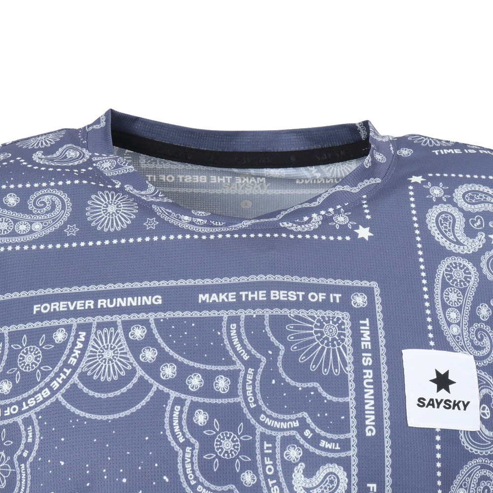 SAYSKY（SAYSKY）（メンズ）Paisley Combat ランニングTシャツ MMRSS03c1020
