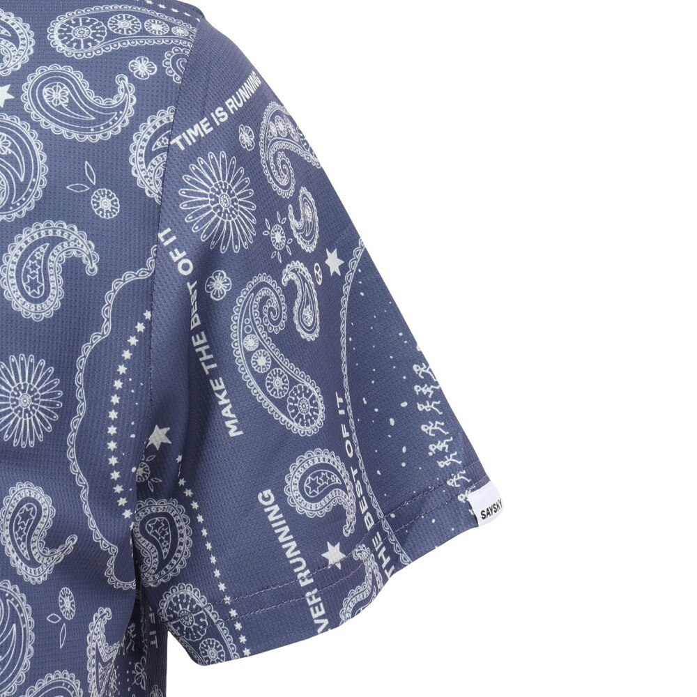 SAYSKY（SAYSKY）（メンズ）Paisley Combat ランニングTシャツ MMRSS03c1020