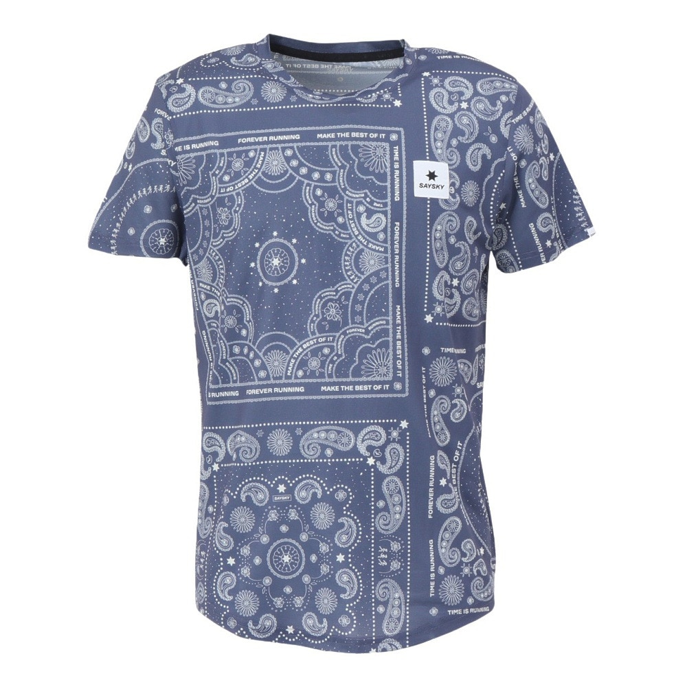 SAYSKY（SAYSKY）（メンズ）Paisley Combat ランニングTシャツ MMRSS03c1020