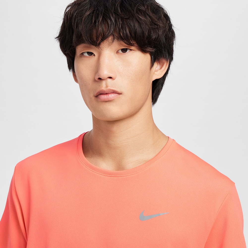 ナイキ（NIKE）（メンズ）ドライフィット UV マイラー ショートスリーブ ランニングトップ DV9316-643