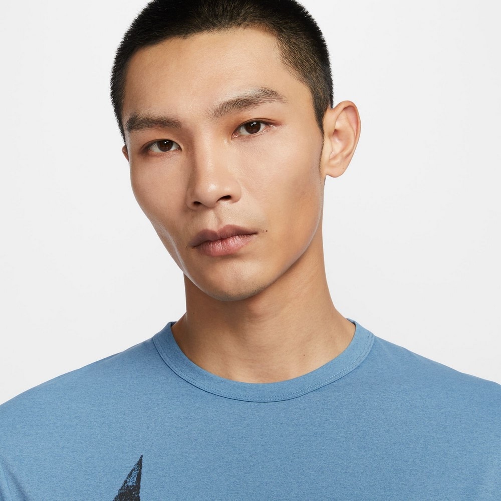 ナイキ（NIKE）（メンズ）ハイバース スウッシュ ドライフィット 半袖フィットネストップ FZ1065-429